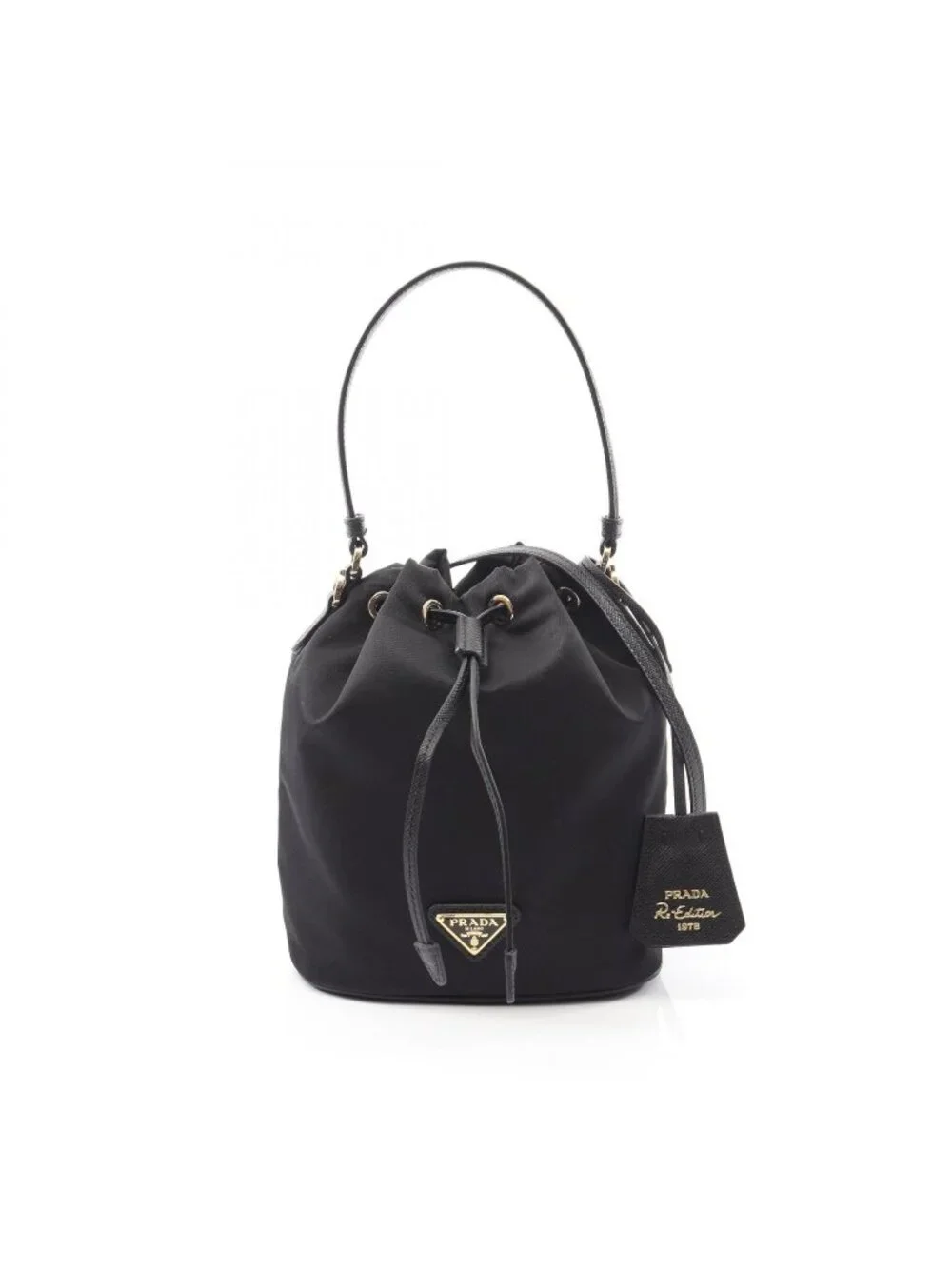 Prada Re Edition 2-Way Nylon Saffiano Leather Shoulder